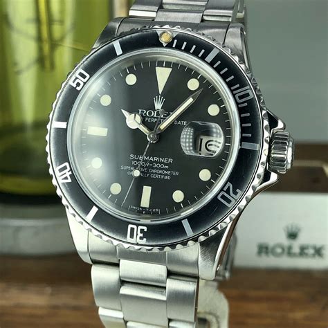 vintage rolex 1982|1982 Rolex submariner 16800.